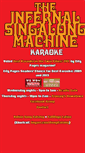 Mobile Screenshot of infernalsingalongmachine.com